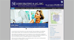 Desktop Screenshot of mooreheatingac.com
